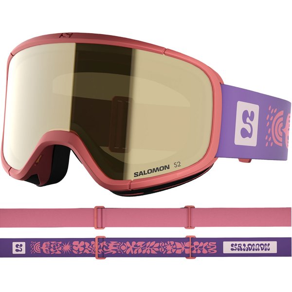 Salomon Rio, skibrillen, junior, paars/roze