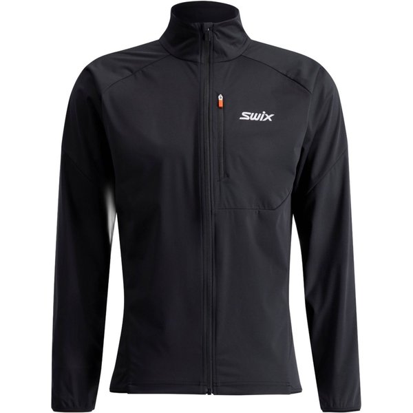 Swix Focus, softshell jas, heren, zwart
