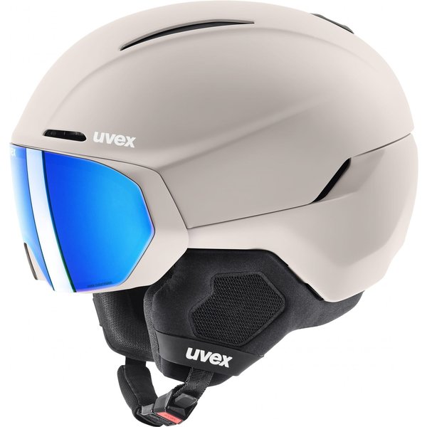 Uvex Horizon CV Visor, skihelm met vizier, grijs