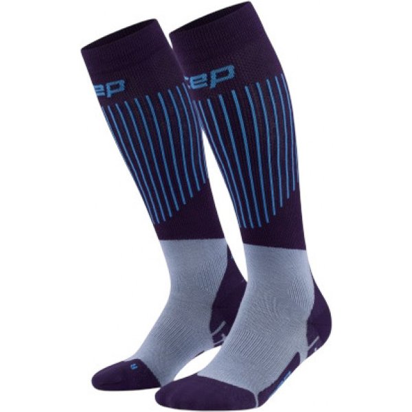 CEP Ski Ultralight Socks Tall 3.0, ski socks, men, dark purple/blue