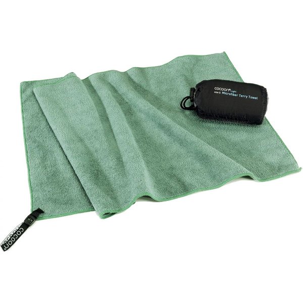 Cocoon Terry Towel Light, Microfiber Towel, bamboo green