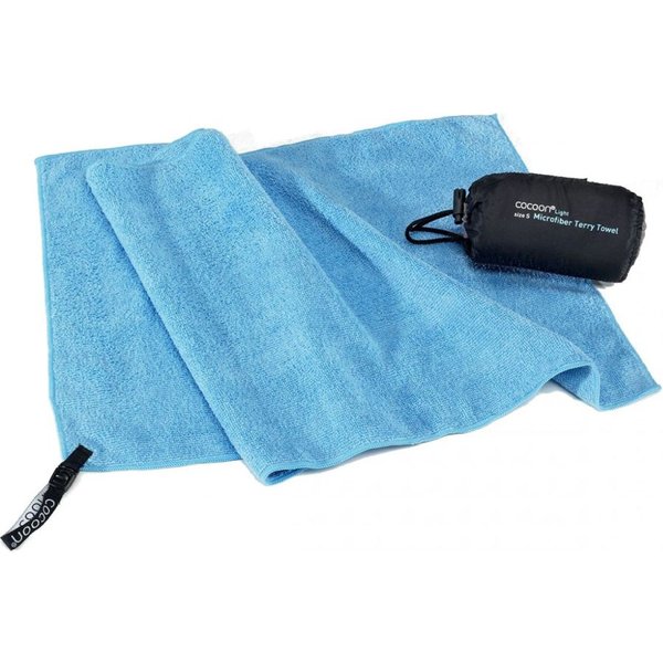 Cocoon Terry Towel Light, Microfiber Towel, light blue