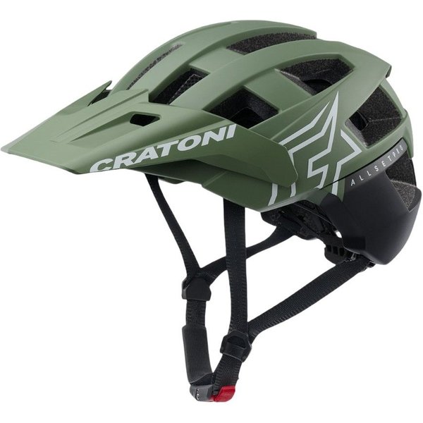 Cratoni Allset Pro, bicycle helmet, matte black/green