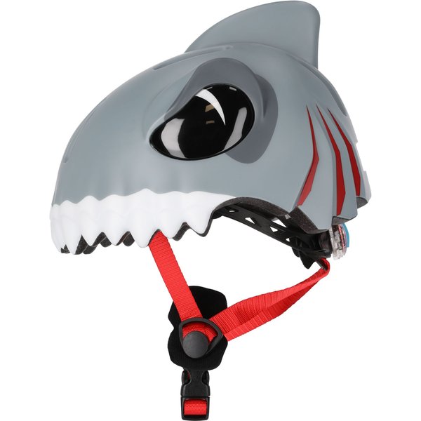 Crazy Safety Shark, bike helmet, junior, grey