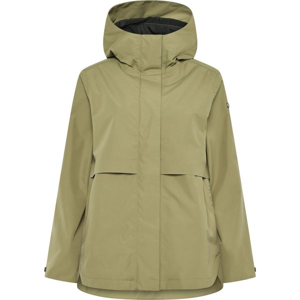 Didriksons Elsa, rain jacket, women, olive green