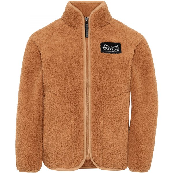 Didriksons Gibbs 2, fleece jacket, kids, almond tree