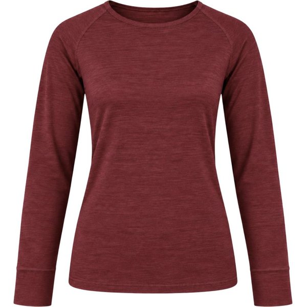 Helios Merino One, ski base layer, women, red