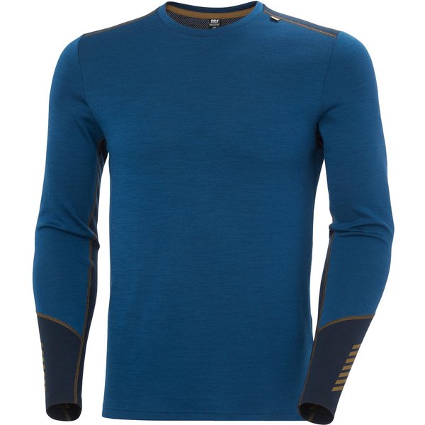 Helly Hansen Lifa Merino Midweight Crew, men, blue