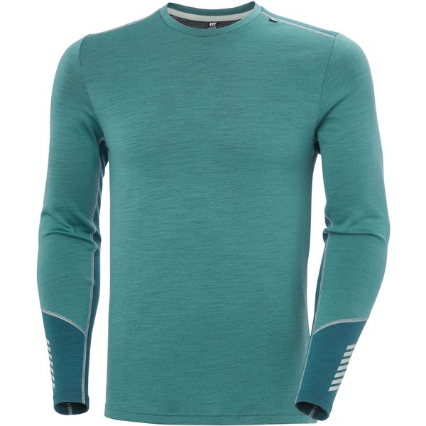 Helly Hansen Lifa Merino Midweight Crew, men, green