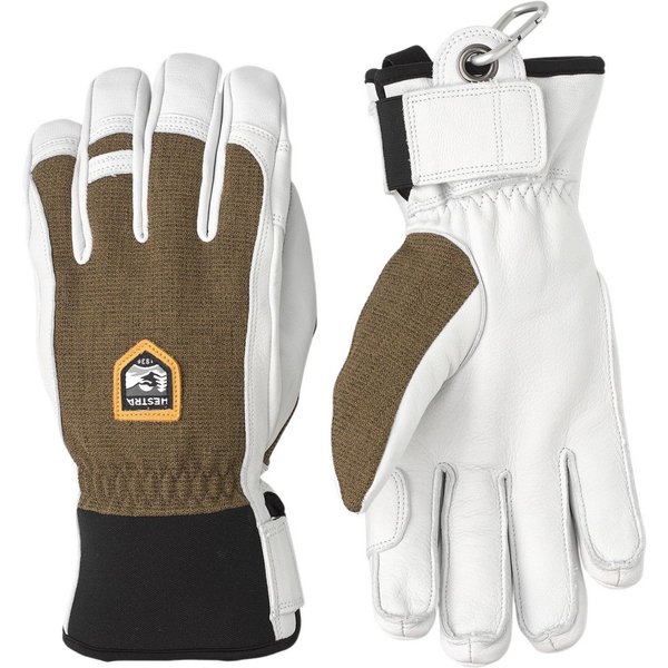 Hestra Army Leather Patrol, ski gloves, olive