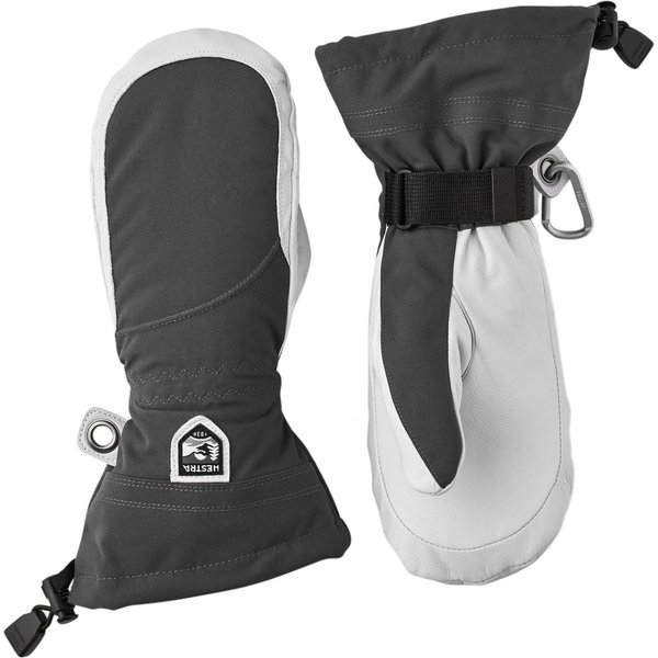 Hestra Heli Ski, ski mitt, women, grey/offwhite