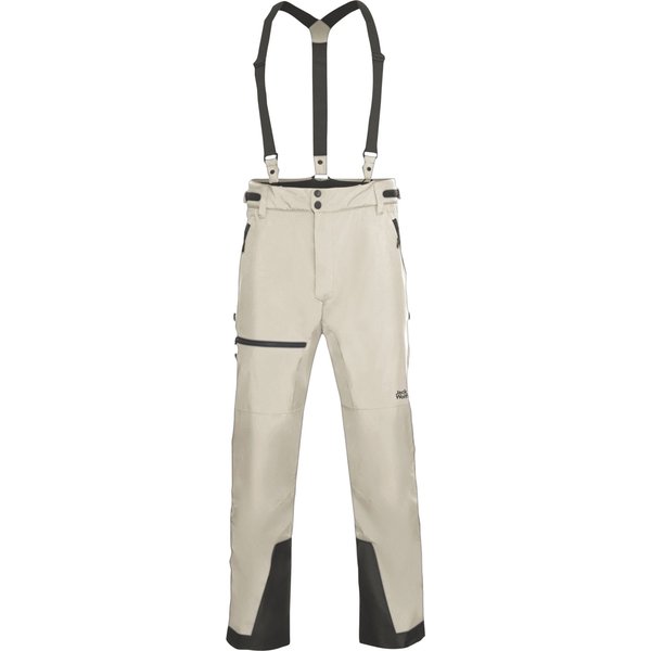 Jack Wolfskin Flowline Pro 2L Ins, ski pants, men, pale sand
