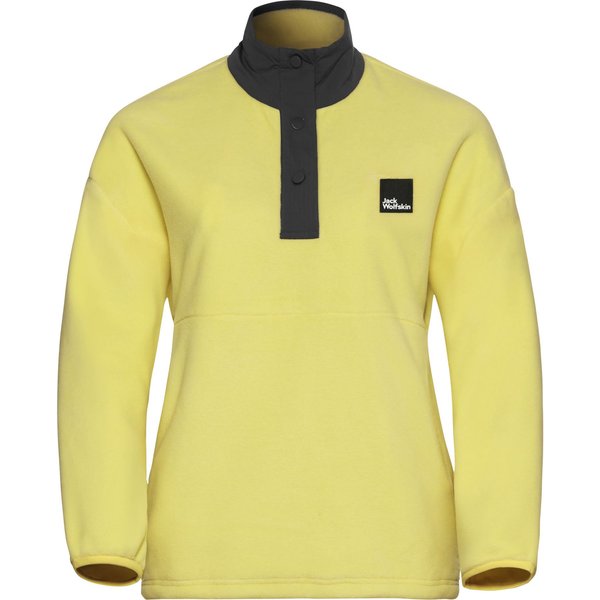 Jack Wolfskin Sumetro, fleece pullover, women, lemon ice