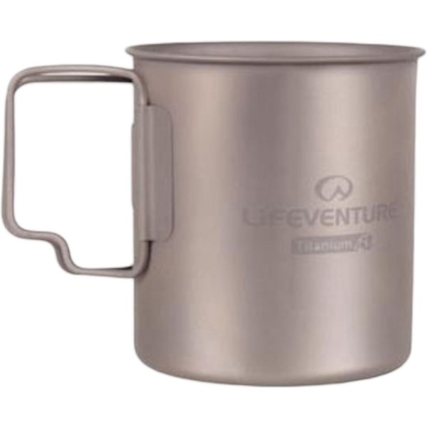 Lifeventure Titanium Mug, unisex, titanium color.