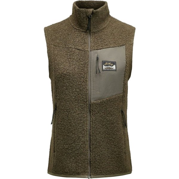 Lundhags Flok Wool Pile Vest, midlayer, women, green