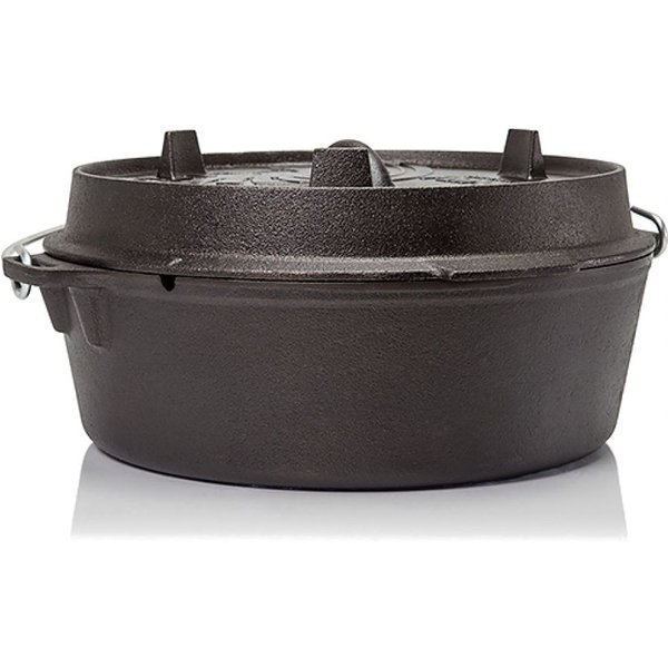 Petromax Dutch Oven ft 4.5 with plane bottom, cast iron pot