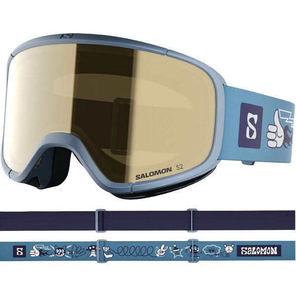Salomon Rio, ski goggles, junior, blue