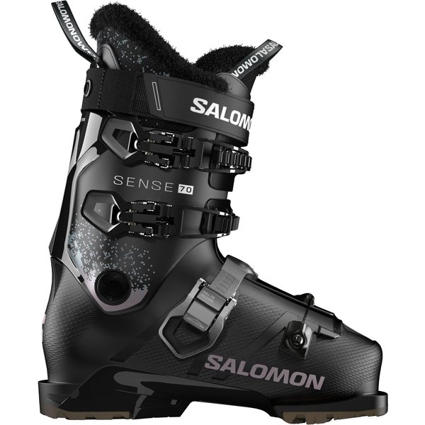 Salomon Sense 70 GW, ski boots, women, black/black/oil green