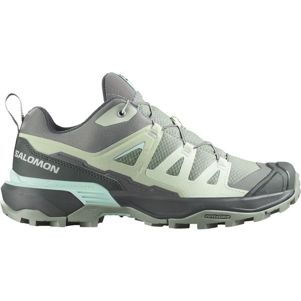 Salomon X Ultra 360, hiking shoes, women, green milieu/urban chic/clearly aqu