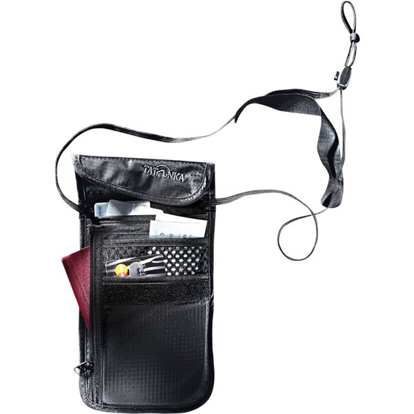Tatonka Skin Neck Pouch, money belt, black