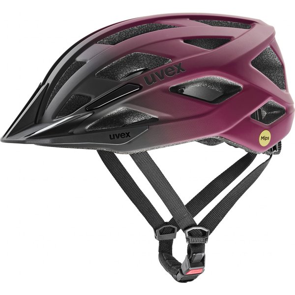 Uvex I-Vo 2 MIPS, bike helmet, red/black