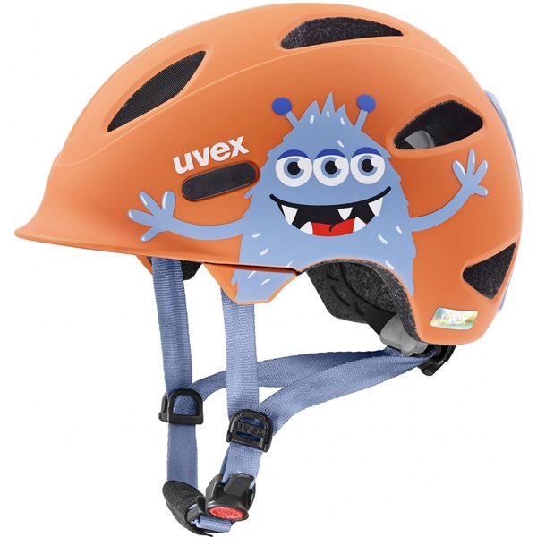 Uvex oyo style, bike helmet, junior, monster papaya matt