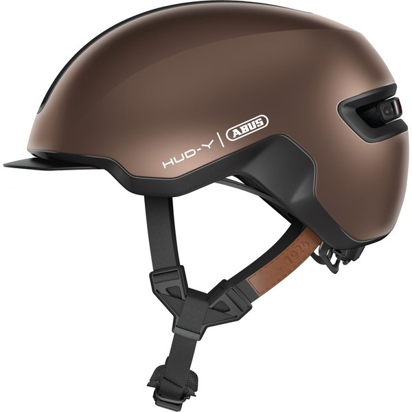 Abus Hud-Y, casco da bici, marrone