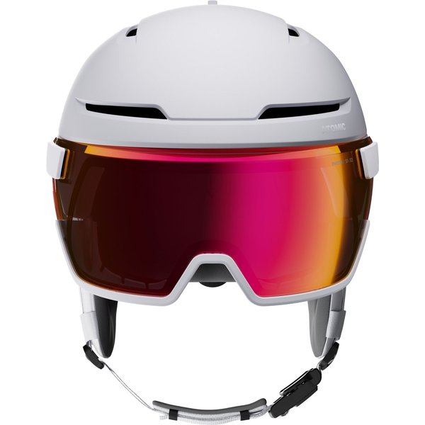 Atomic Savor GT Amid Visor Photo, casco da sci con visiera, bianco