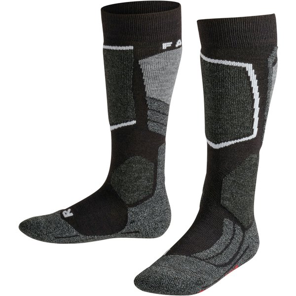 Calze da sci Falke SK2, bambino, nero