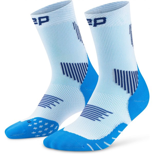 CEP Core Run Socks Mid Cut 5.0, calze da running, donna, blu