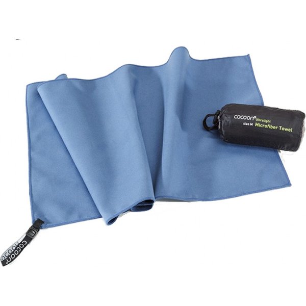 Cocoon Towel Ultralight, Asciugamano in microfibra, blu fiordo