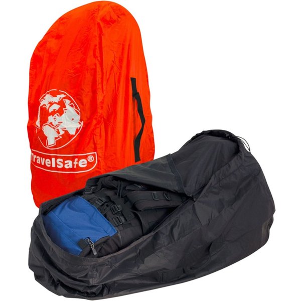 Copertura antipioggia/volo TravelSafe L, nero