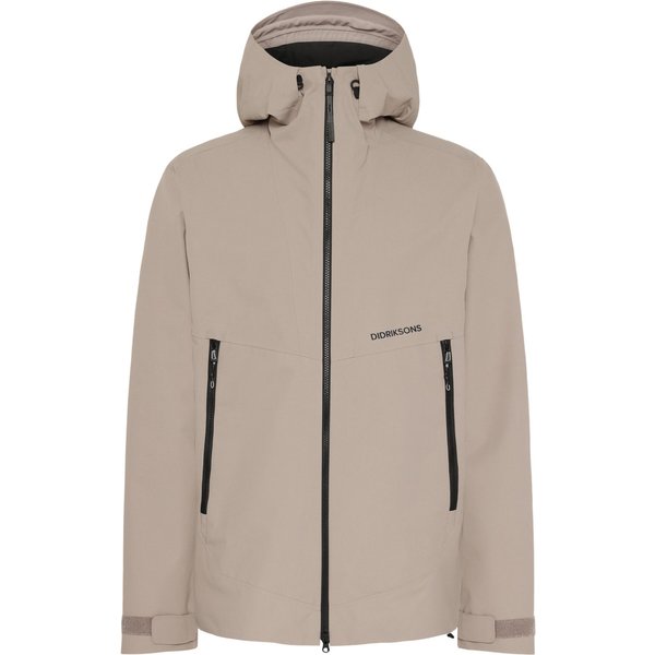 Didriksons Basil, giacca impermeabile, uomo, ash brown