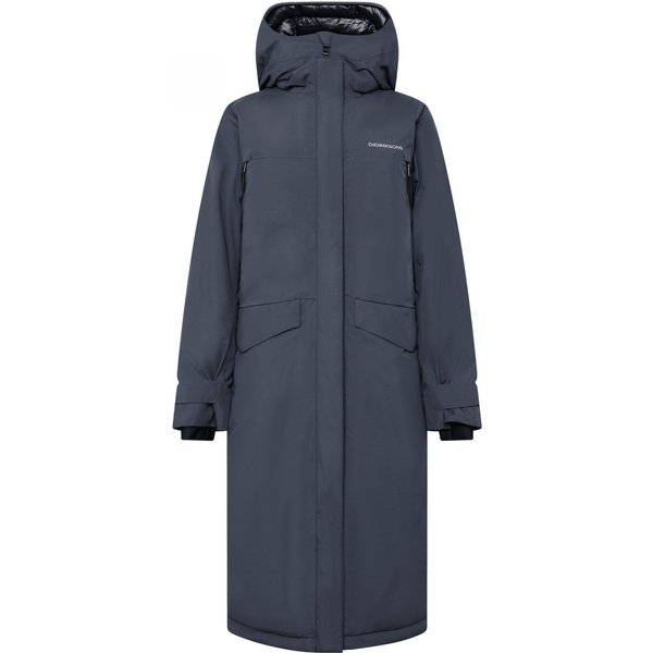 Didriksons Neja long, parka, donna, blu