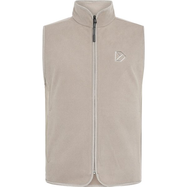 Didriksons Tino, gilet in pile, uomo, ash brown