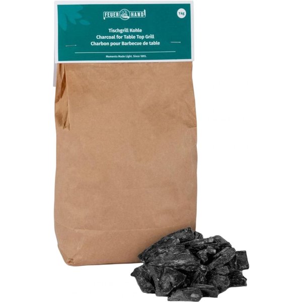 Feuerhand Charcoal for Table Top Grill, carbone per griglia da tavolo