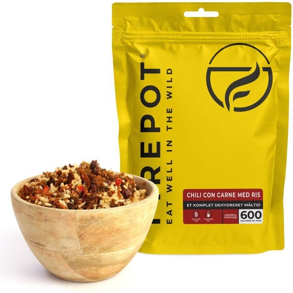 Firepot Chili con Carne con Riso, cibo liofilizzato, Reg