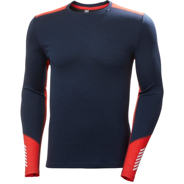 Helly Hansen Lifa Merino Midweight Crew, uomo, navy