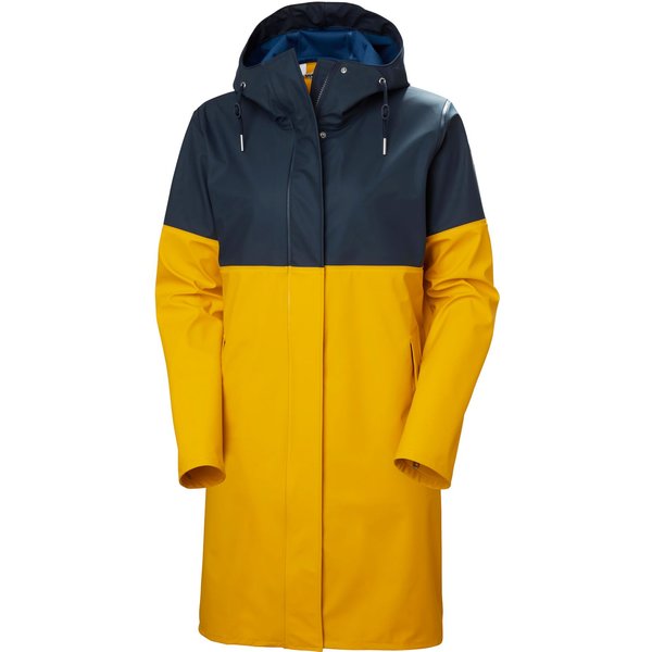 Helly Hansen Moss Block PU, impermeabile, donna, giallo/blu