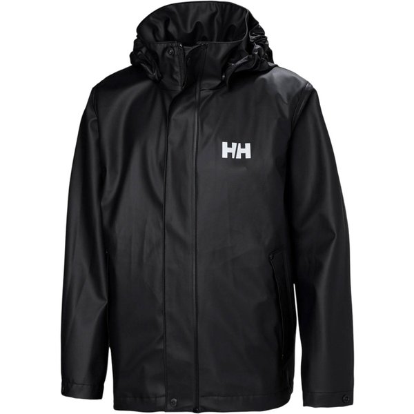 Helly Hansen Moss, giacca antipioggia, junior, nero
