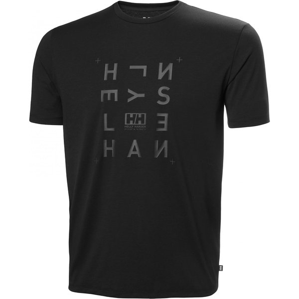 Helly Hansen Skog Graphic T-shirt, uomo, nero