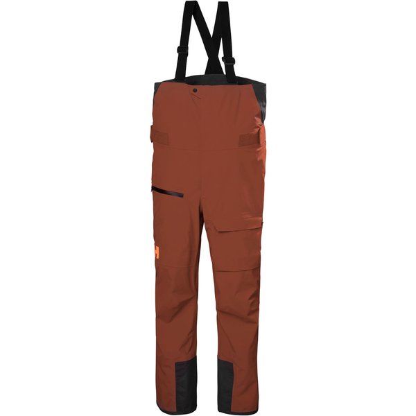 Helly Hansen Sogn Bib 2.0, pantaloni da vela, uomo, marrone