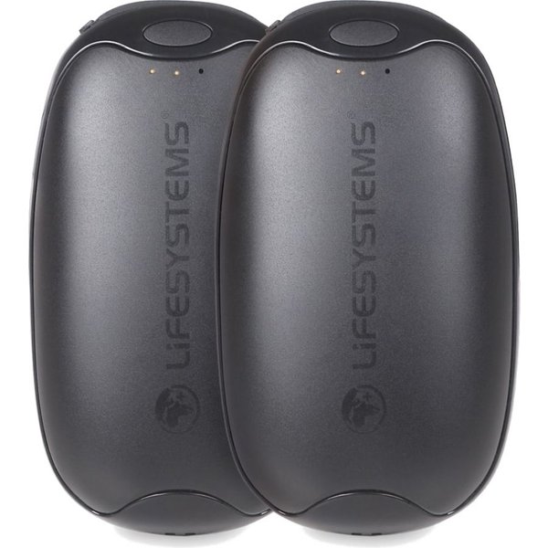 LifeSystems Scaldamani Ricaricabili Dual Palm, USB, Ricaricabili