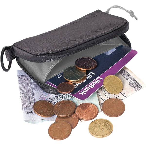 Lifeventure RFiD Portamonete, unisex, grigio