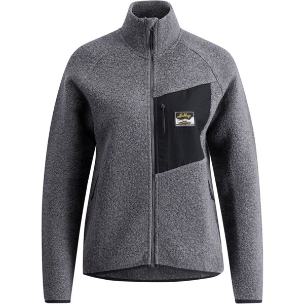 Lundhags Flok Wool Ws Pile, strato intermedio, donna, grigio