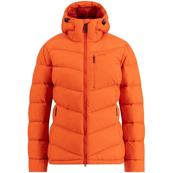Lundhags Fulu Down Hooded Jacket, giacca in piuma, donna, rosso