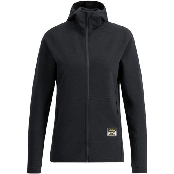 Lundhags Tived Merino Hoodie W, strato intermedio, nero