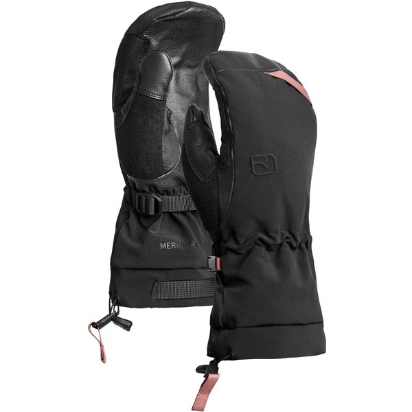 Ortovox Merino Freeride, guanti da sci, donna, nero