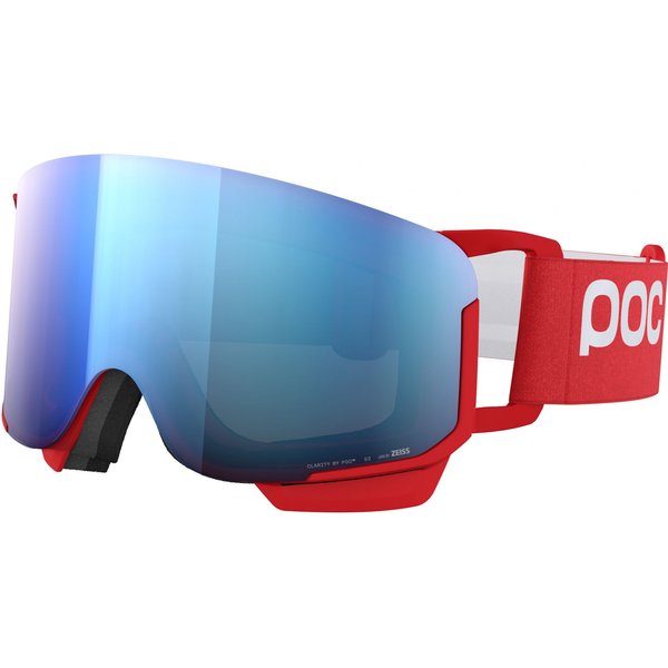 POC Nexal Mid, maschera da sci, prismane red