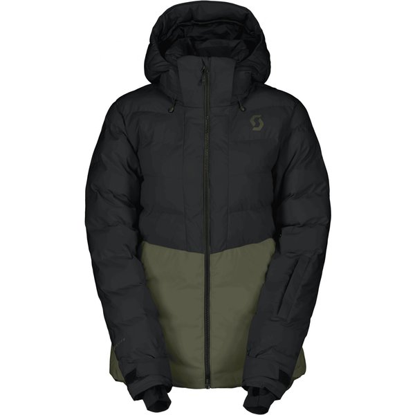 Scott Ultimate Warm, piumino in fibra da donna, verde scuro/nero